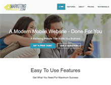 Tablet Screenshot of marketingwebsite.com